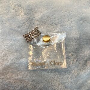 Melanie Clara Silver Ring with Pouch
